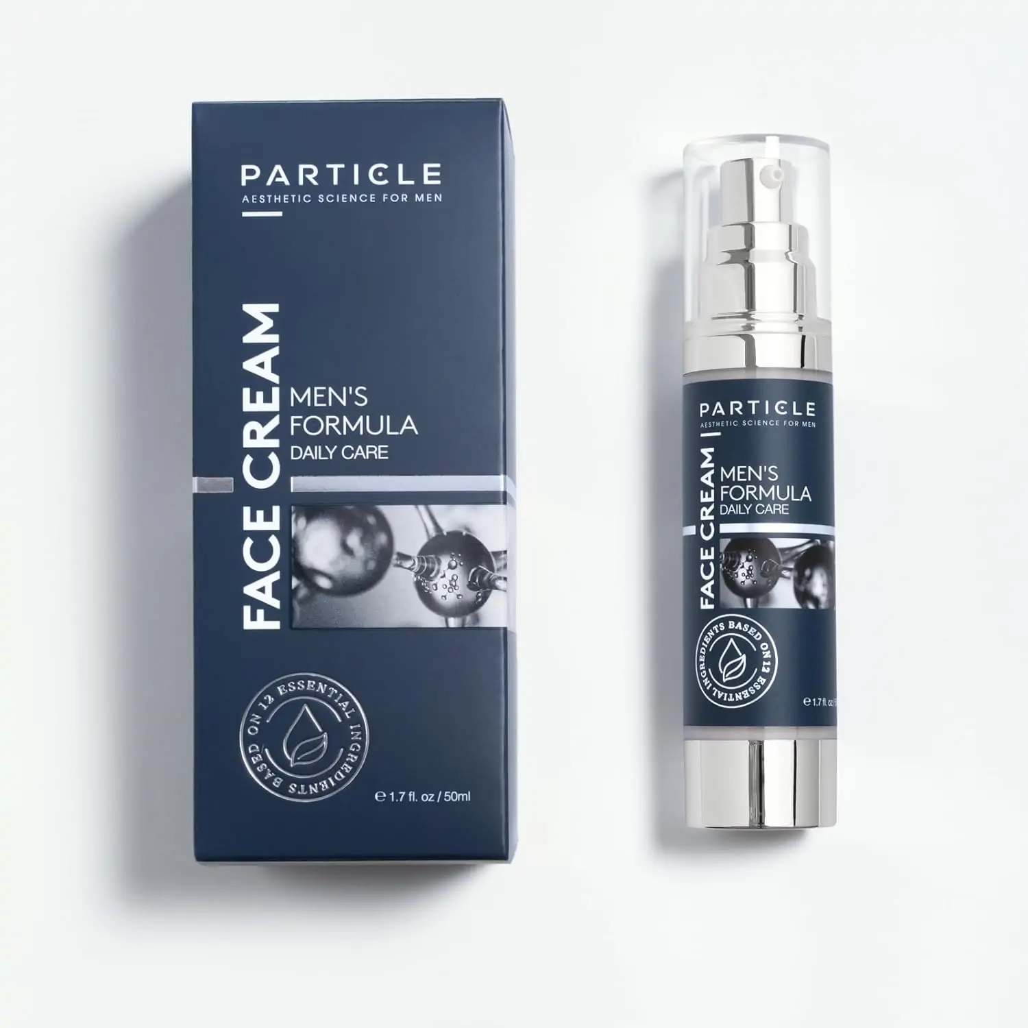 Particle 6-in-1 Face Cream for Men Anti-Aging Moisturizer, Reduces Wrinkles, Dark Spots & Eye Bags, Pack of 1 (1.7 oz.