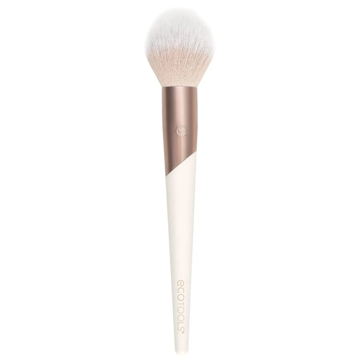 EcoTools Luxe Plush Powder Makeup Brush for Blush & Bronzer, Works Best With Powder Makeup, Luxurious and Glamorous, Eco-Friendly Premium Makeup Brush, Synthetic Bristles, Pink, 1 Count