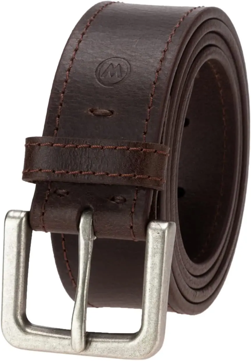 Wrangler Men’s Leather Belt, Country Casual Every Day Belt for Jeans