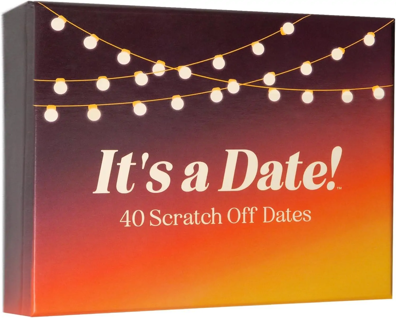 It's a Date!, 40 Fun and Romantic Scratch Off Date Ideas for Him, Her, Girlfriend, Boyfriend, Wife, or Husband, Perfect for Date Night, Special Couples Gift for Anniversaries, Birthdays & More!