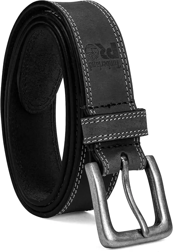 Timberland PRO Men's 38mm Boot Leather Belt