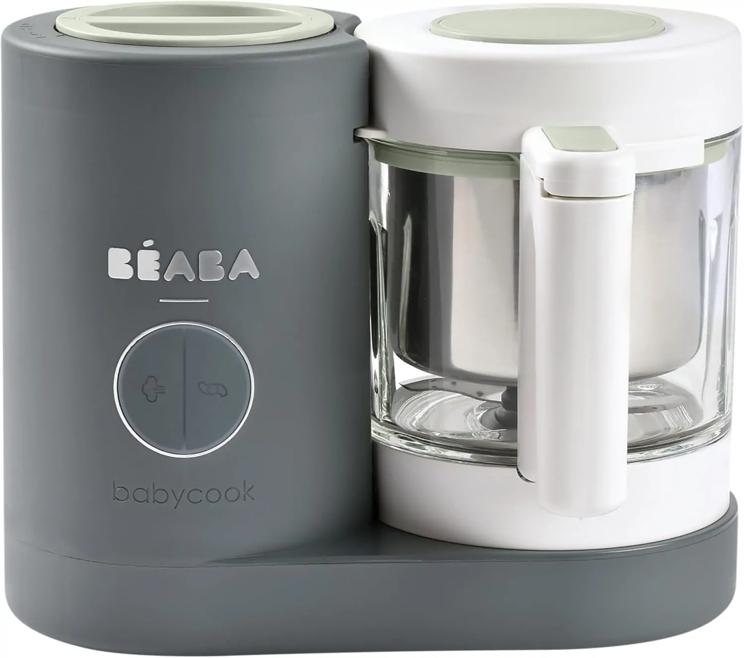 BEABA Babycook Neo Baby Food Maker | Non-Toxic Glass & Stainless Steel | Trusted by Celebrity Moms | Sustainable Baby Food Processor | Global Leader| 34 Servings in 20 Mins, Mineral