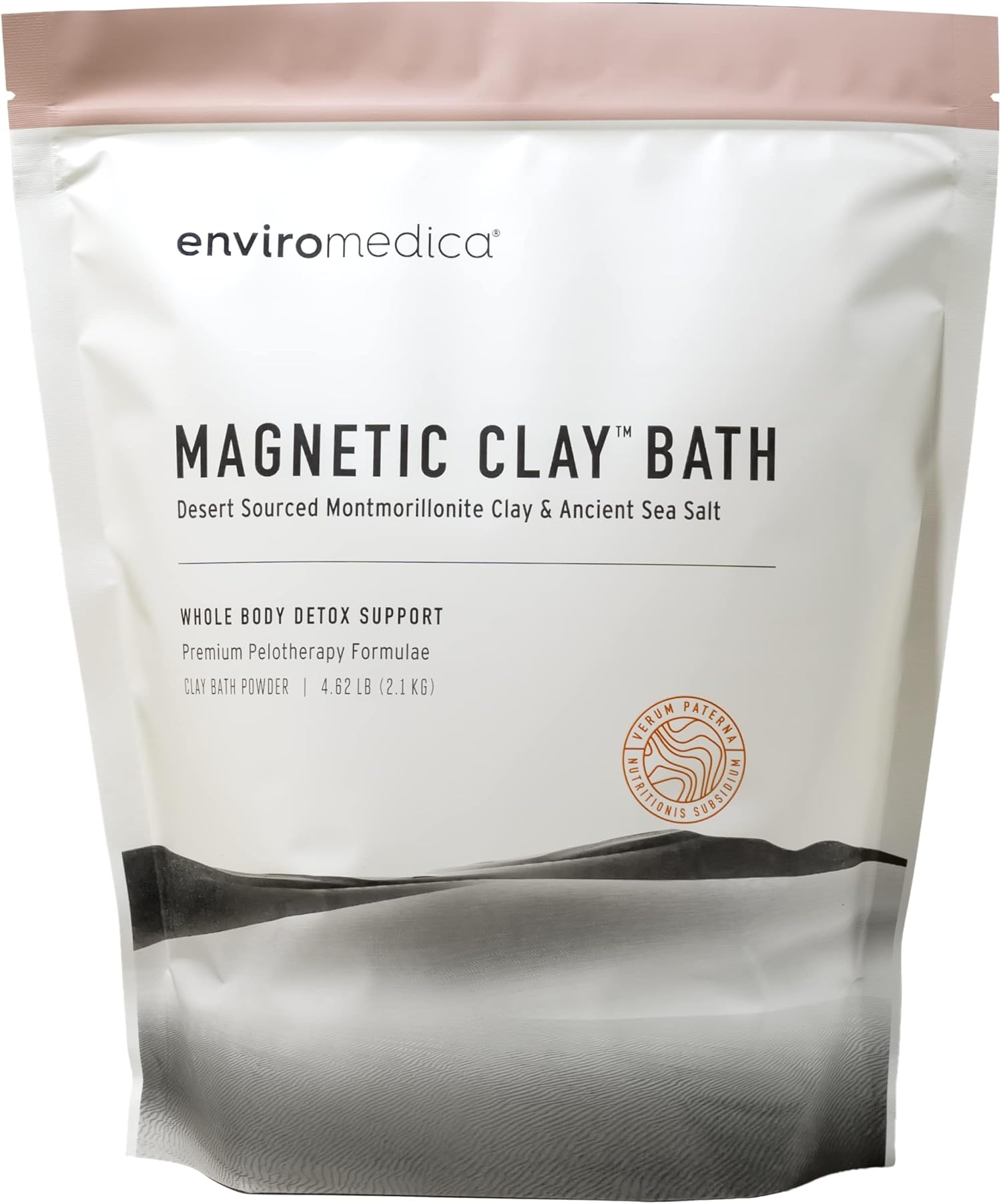 Magnetic Bentonite Clay Detox Bath – Sodium & Calcium Bentonite, & Himalayan Salt – Healing Clay to Remove Environmental Toxins for a Whole Body Detox – Health & Beauty Clay by Enviromedica