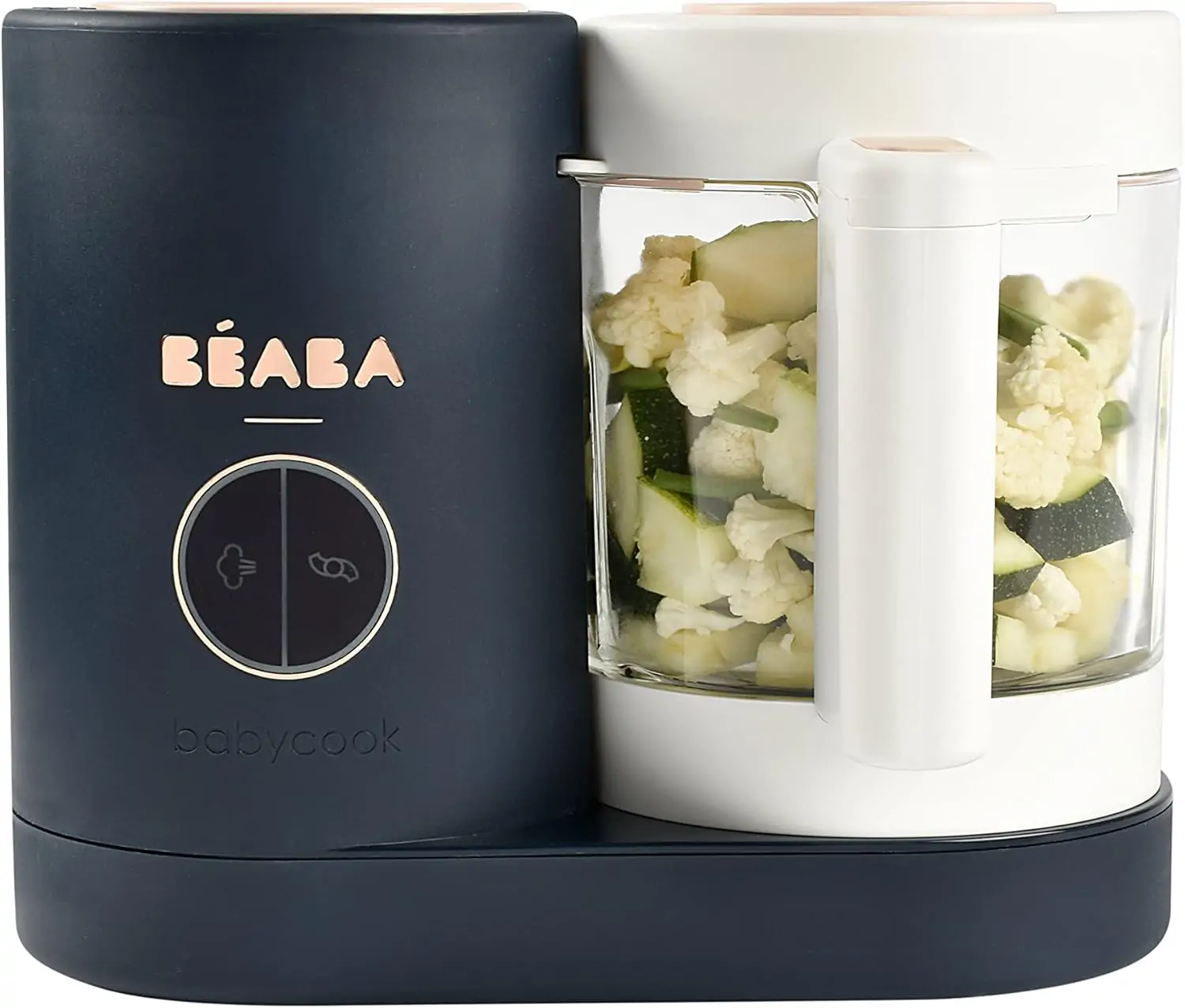 BEABA Babycook Neo Baby Food Maker | Non-Toxic Glass & Stainless Steel | Trusted by Celebrity Moms | Sustainable Baby Food Processor | Global Leader | 34 Servings in 20 Mins