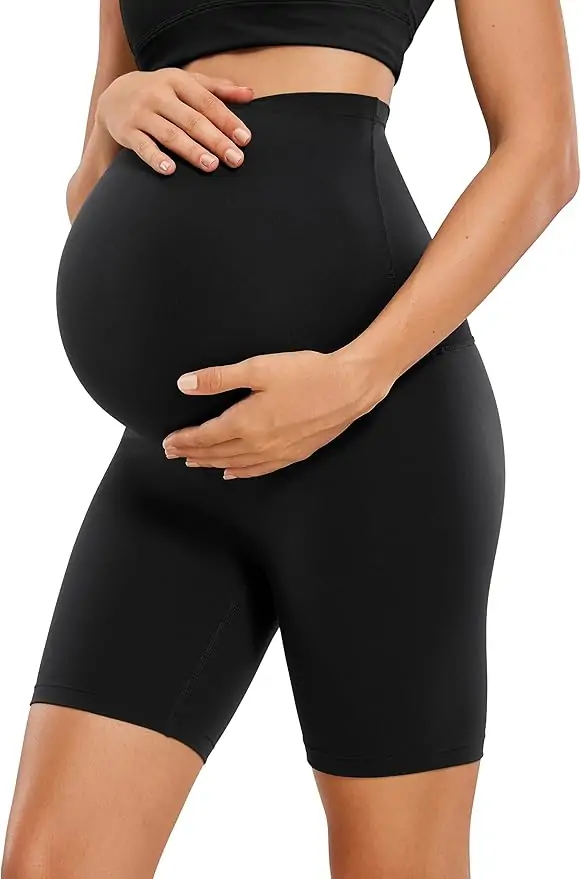 CRZ YOGA Womens Butterluxe Maternity Yoga Shorts 6