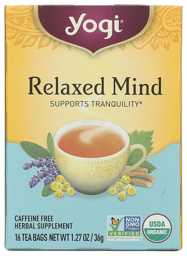 Yogi Tea, Relaxed Mind, 16 Count, Packaging May Vary