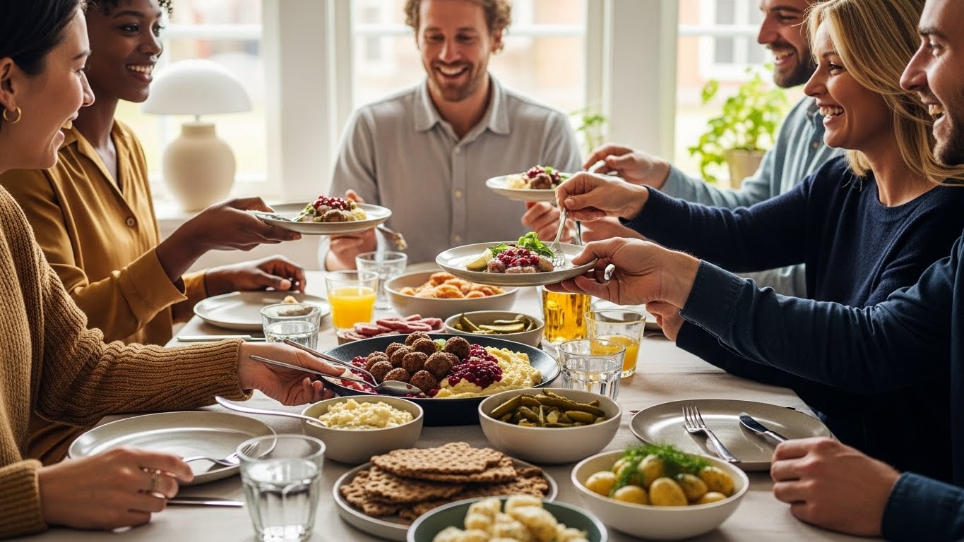 Bjudlunch : The Cultural Meaning of Sharing Meals